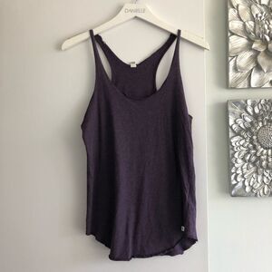 TNA (ARITZIA) Purple Raw Hem Tank